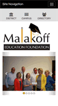 Mobile Screenshot of malakoffeducationfoundation.org